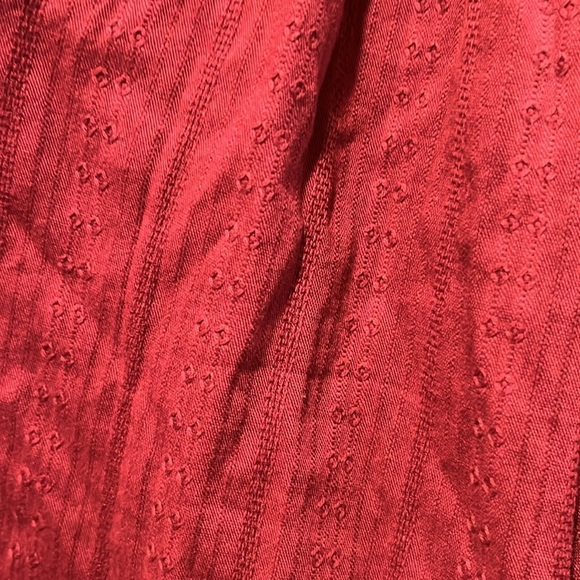 NWT women’s V-neck dark mauve long sleeve blouse size 2X. - Picture 2 of 5